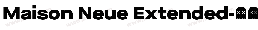 Maison Neue Extended字体转换
